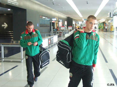 キリンチャレンジカップ2013　ブルガリア代表が来日