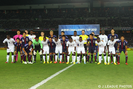 キリンチャレンジカップ2013 ガーナ代表に3-1で勝利 - SAMURAI BLUE サッカー日本代表 - 日本サッカー協会